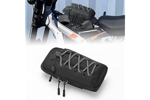 RIDLOG Motorcycle Bag for SurRon Light Bee X/S Electric Dirt Bike Front Frame Bag for Sur Ron Segway X160/X260 Talaria Sting MX3 R/MX4 Waterproof Storage Bag for E Ride Pro ID Phone Earphone (Black)
