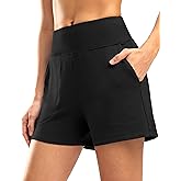 Soothfeel Women's Modal Soft Sweat Shorts High Waisted Comfy Summer Athletic Casual Lounge Shorts for Women with Pockets
