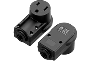 2PACK NEMA 6-50R Plug,6-50R 50A/250V Welder Female Socket (ETL Certified) 50Amp 250Volt Cord End Receptacle for Welders & Dri