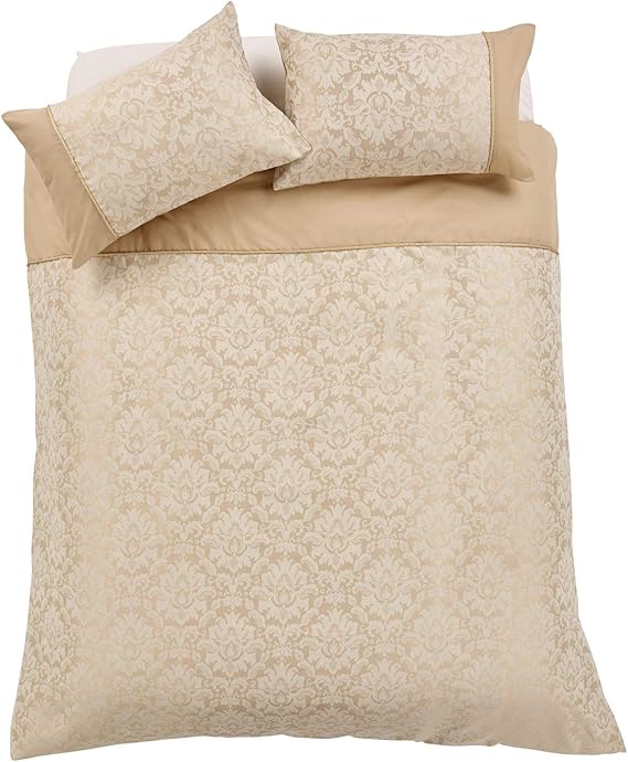 Olivia Rocco Savoy Jacquard Duvet Set Easy Care Double King Super King
