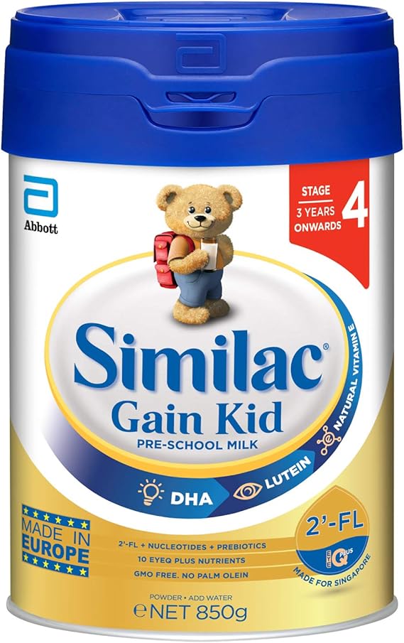 Abbott Similac Gain 2'FL Stage 4 Kid Milk Formula, 3 years onwards