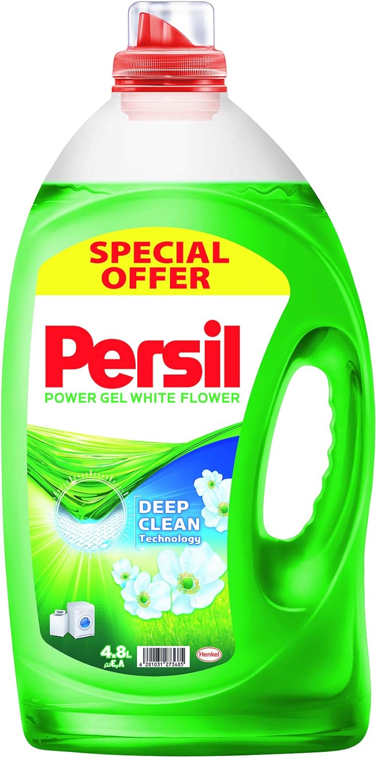Persil Gel White Flower Liquid Detergent, 4.8 Litre Buy Online at Best