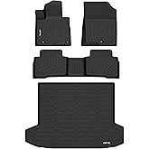 AIPOIL® Floor Mats & Cargo Liner Set for 2022 2023 2024 2025 Hyundai Tucson Hybrid All Weather Protection TPE Anti-Slip Car Full Set Custom Car Mats Accessories - Black