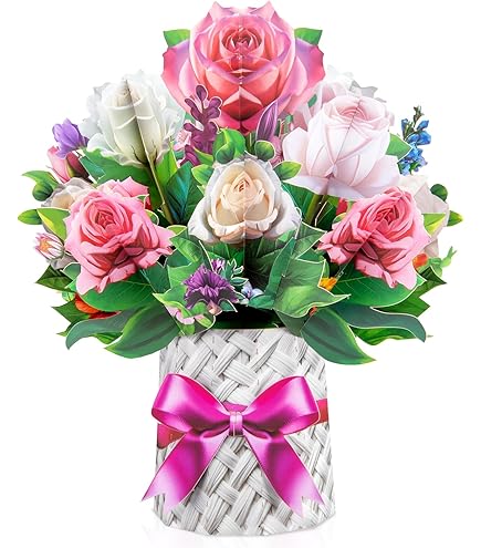 Cartes De Vœux Popup 3D Avec Carte-note Vierge Et Enveloppe