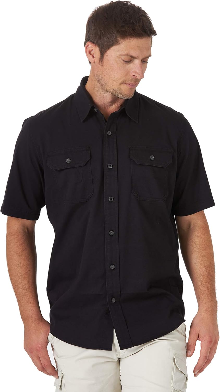 Wrangler Authentics Men's Weather Anything Short Sleeve Woven Shirt