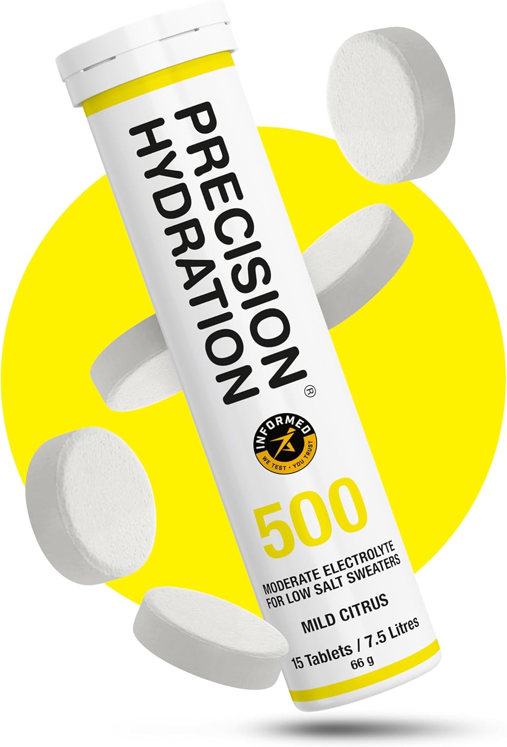 Precision Hydration Electrolyte Tablets Multi Strength 250-1500 mg/L