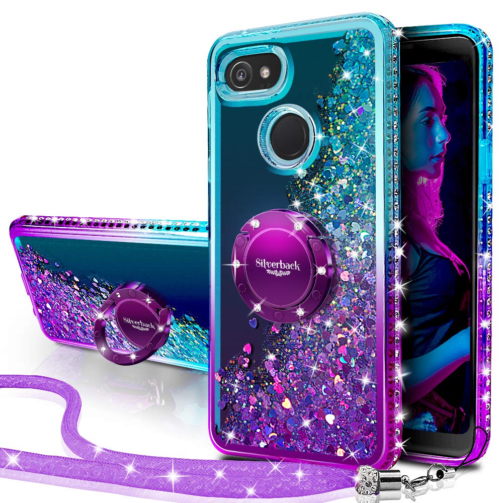 Silverback for Pixel 3a XL Case, Moving Liquid