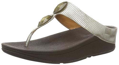 FitFlop Damen Pierra Tm Pale Zehentreter, 37 EU
