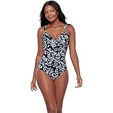 Miraclesuit Women's Swimwear Siren Tummy Control Underwire Bra One Piece Swimsuit