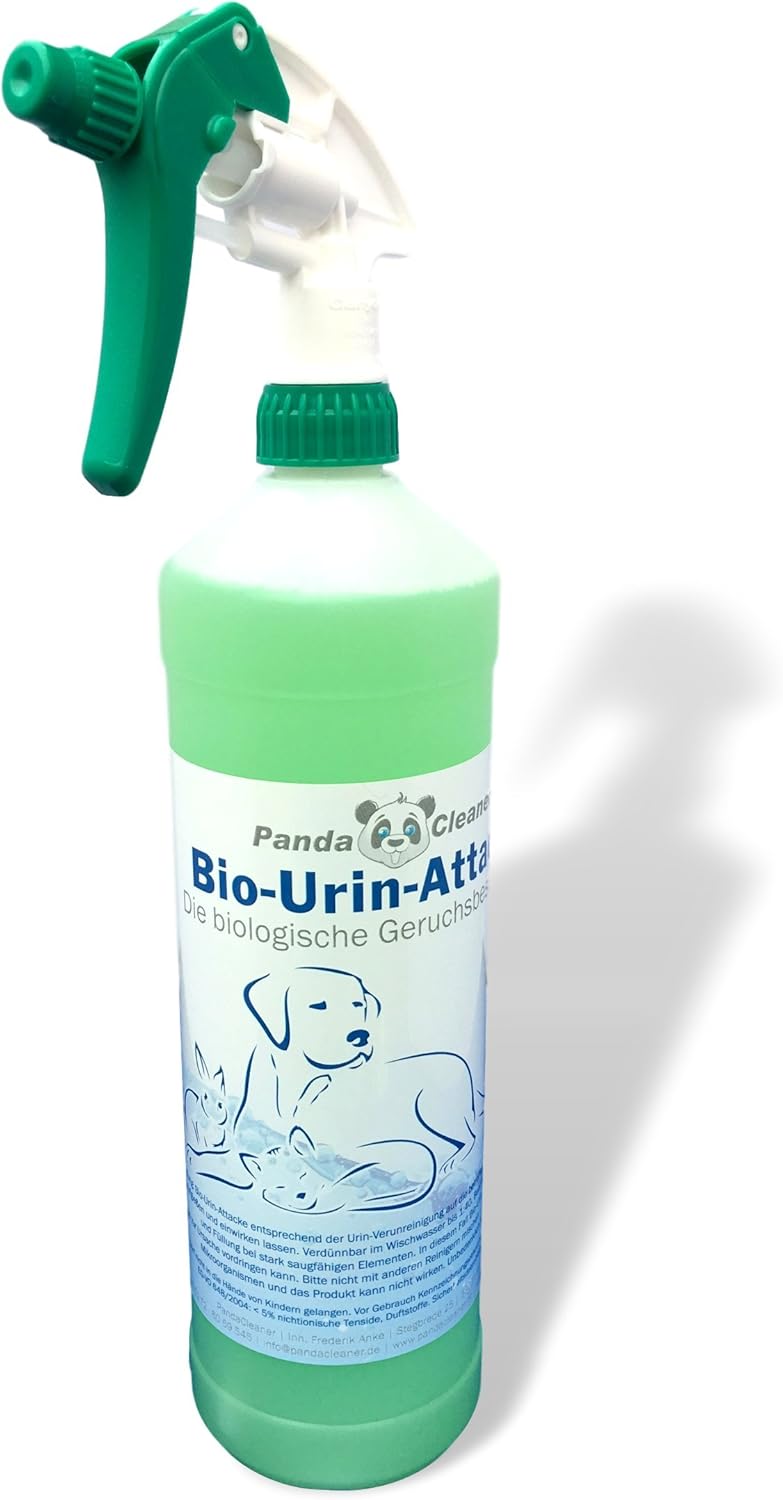 Pandacleaner Bio Urin Attacke Geruchsentferner Geruchtsneutralisierer 1000ml Konzentrat Biologische Geruchsbeseitigung Von Tiergeruchen Amazon De Haustier