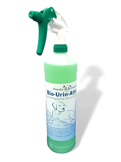 PANDACLEANER Bio-Urin Attacke - Die biologische Geruchsbeseitigung | Geruchsentferner für Tiergerüche & Tierurin | 1000ml 200