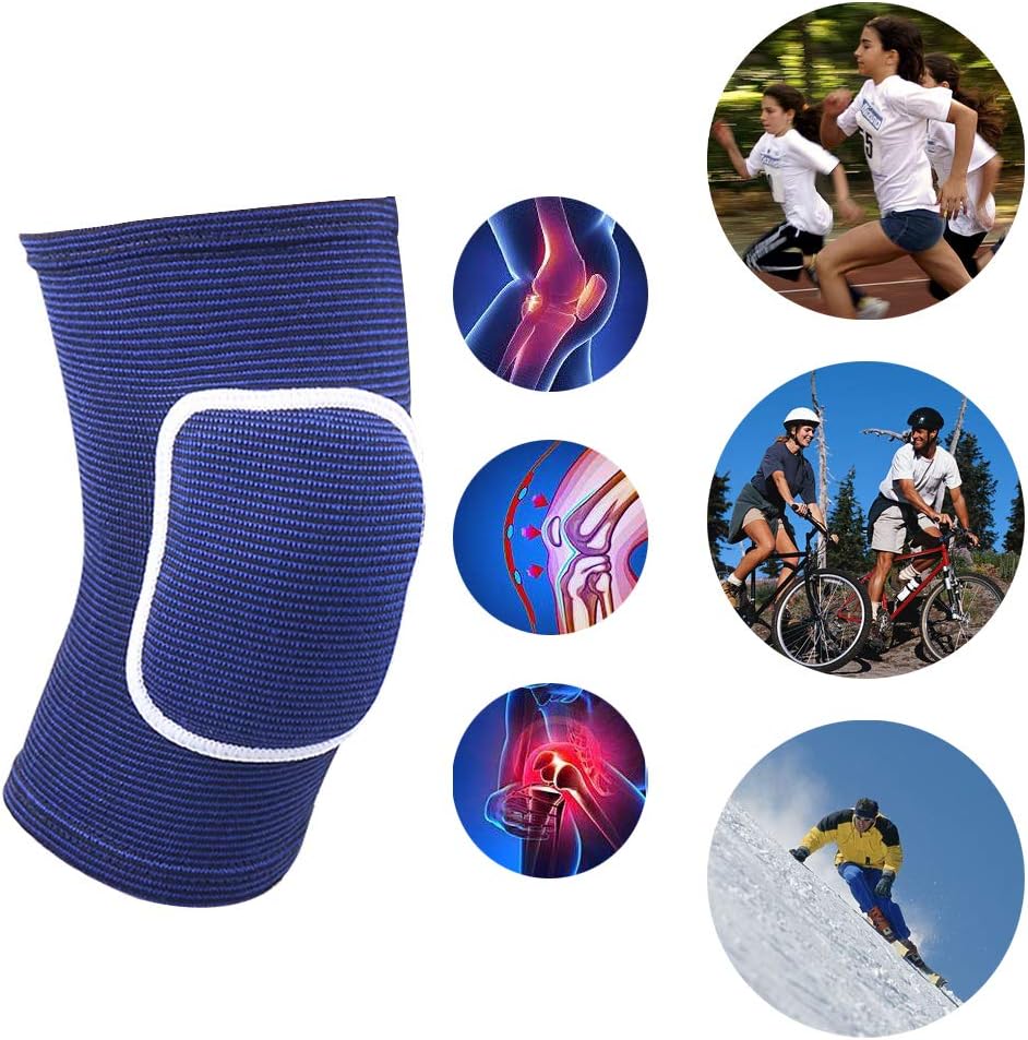 ZJW Knee Protector, Protective Knee Pads, Sports Knee Pads for Fitness Yoga Running Volleyball Badminton Football Basketball Dance Climbing Sports to Protect The Knee for Men and Women : Sports & Outdoors