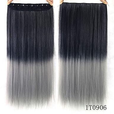 Amazon Com Kirabon Clip Hair Curtain Hair Extension Gradient