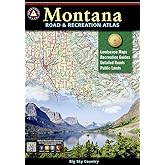 Montana Road and Recreation Atlas - 6th Edition, 2024 (Benchmark)