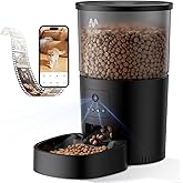IMIPAW Automatic Cat Feeder with Camera - AI Pet Recognition &amp; Recording, Night Vision, 5G WiFi APP Remote Control, Two-Way Audio &amp; Desiccant Bag, Timed Programmable Food Dispenser for Small Pets