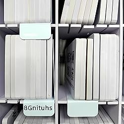 50 PCS 7.8x4.7inch Library Book Dividers for