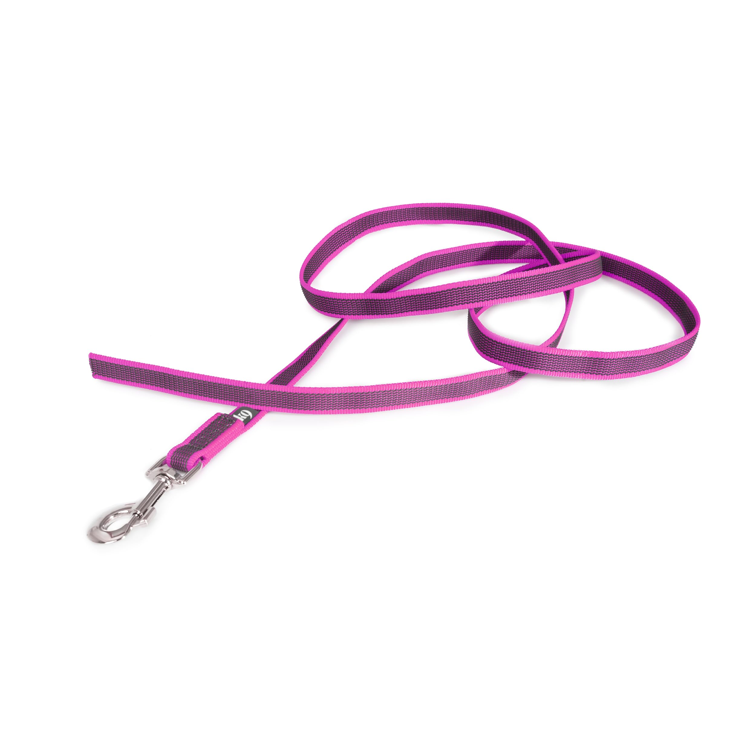 Color & Gray Super-Grip Leash without Handle, 20 mm x 2 m, Pink-Gray
