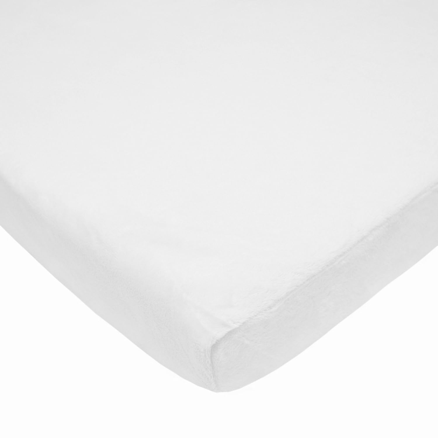 American Baby Company Heavenly Soft Chenille Fitted Pack N Play Playard Sheet, White, 27 x 39, for Boys and Girls