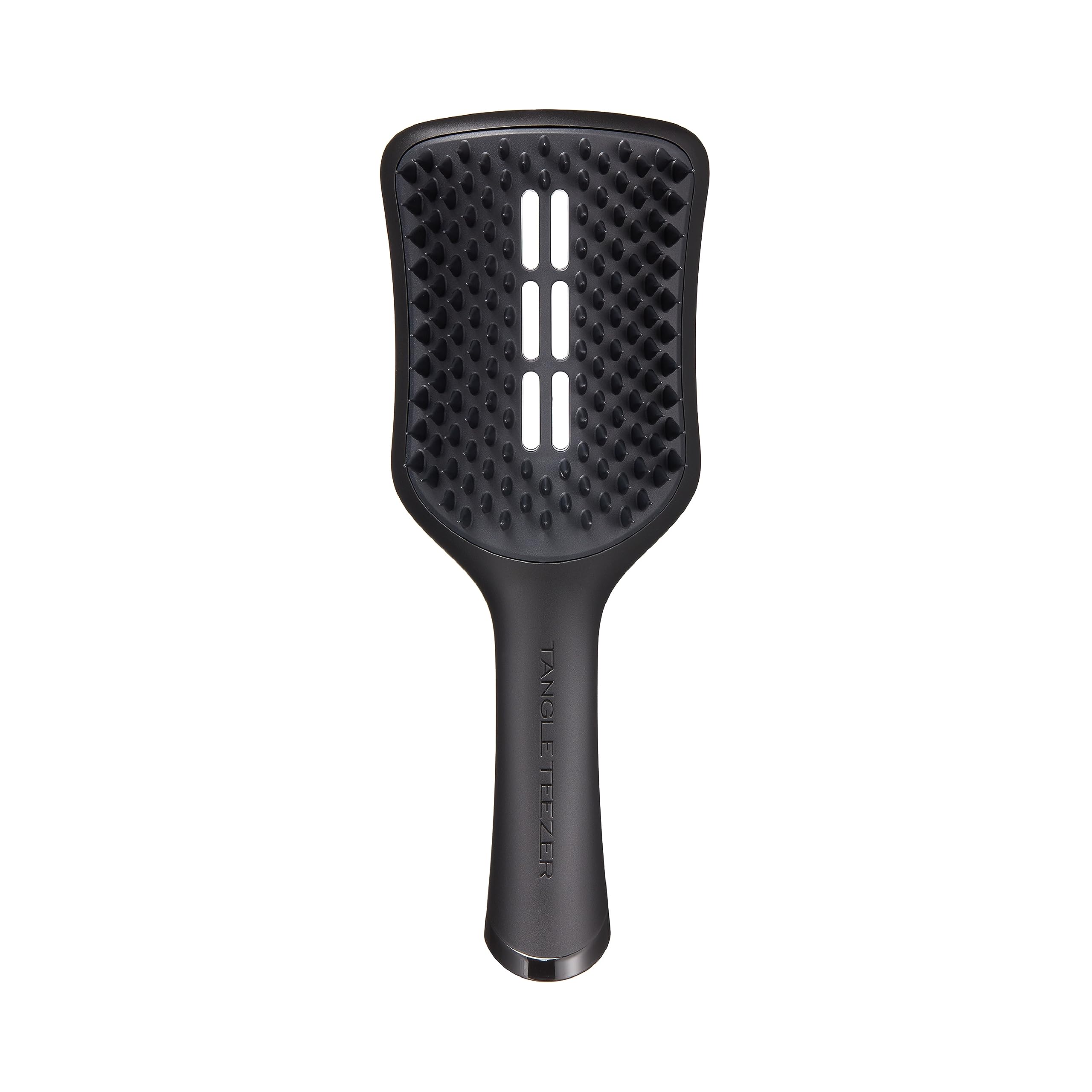Tangle Teezer | Easy Dry & Go Vented Hairbrush for Wet Hair | Long & Wavy Hair | Adds Volume, Smoothness and Shine | Vented Brush Reduces Blow Dry Time | Jet Black
