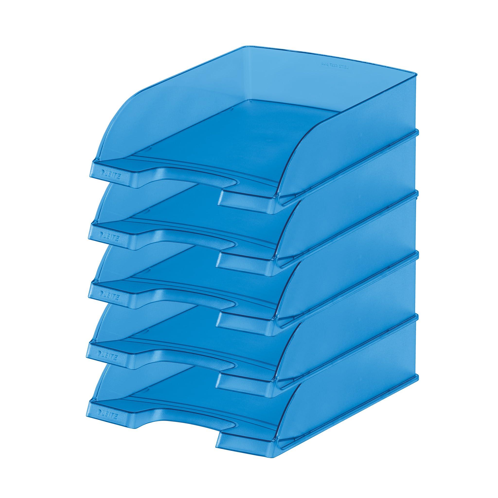 Leitz Letter Tray A4 Frosted Blue Pack of 5