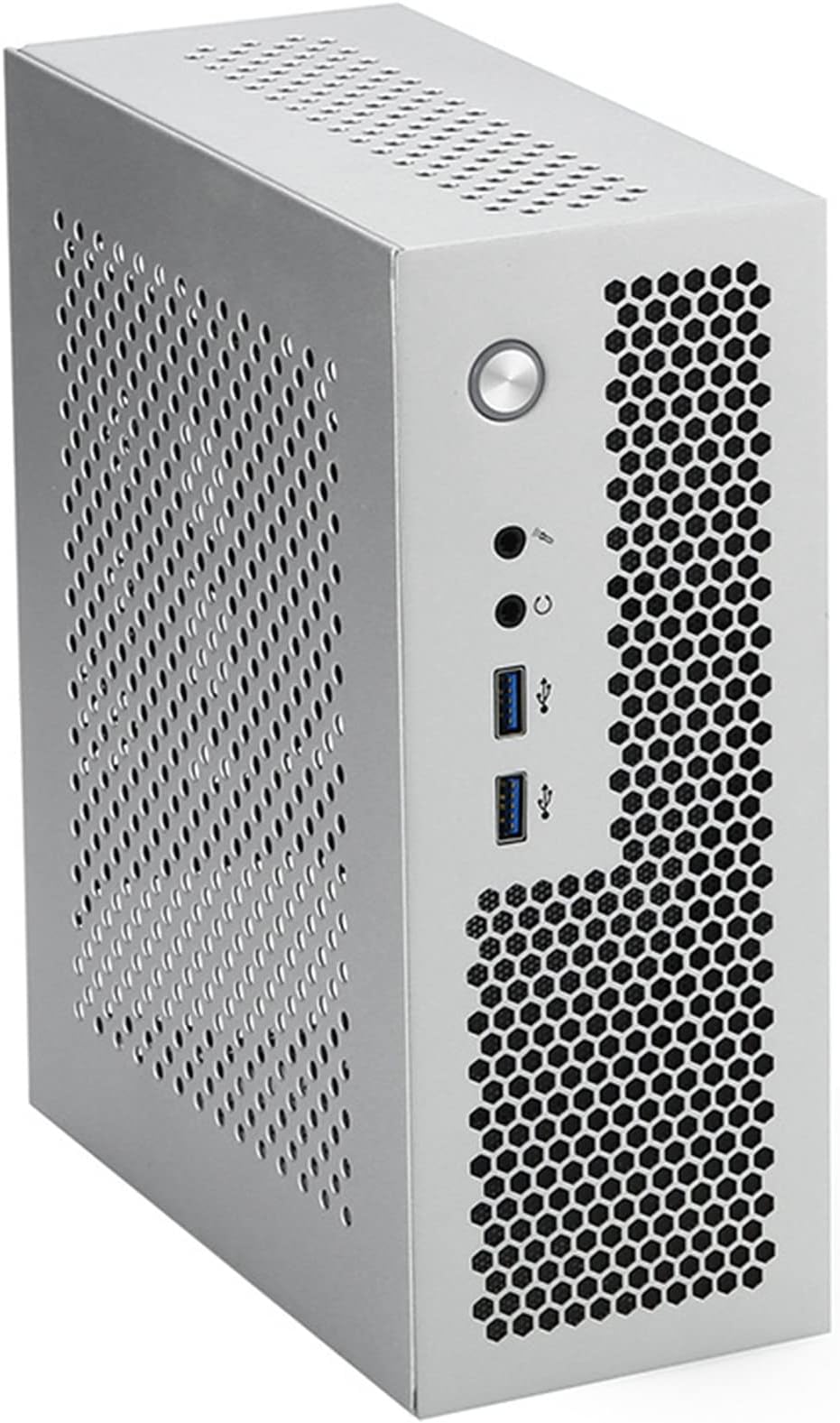 Lodokdre A09 Mini ITX HTPC Computer Case USB3.0 Gaming PC Chassis Silver