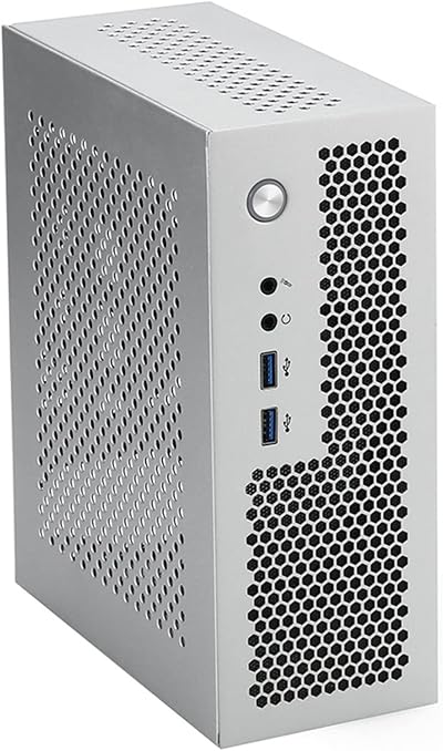 Vklopdsh A09 Mini ITX HTPC Case Silver Desktop Chassis USB 3.0 Gaming PC