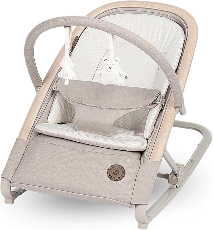 Kori Hamaca Bebé 2 en 1, Arco de Juegos, 0-15 kg, Classic Beige