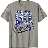 Cheer Cowboys Design Gift for Men Women Girls Kids T-Shirt
