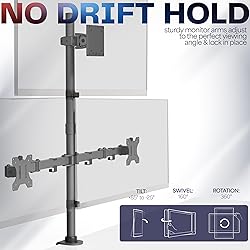 VIVO Triple Monitor Extra Tall Desk Mount for up to