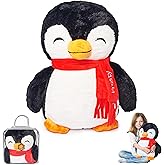 ODOXIA Big Weighted Penguin 5lb for Anxiety | Stuffed Plush for Kids, Adults | Weighted Animals, Plushies