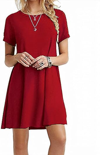 maroon summer dress
