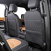 TAIKOO Seat Back Protector + Large Capacity Pocket Storage Organizer,Preventing The Impact of Children Stepping on The Seat B