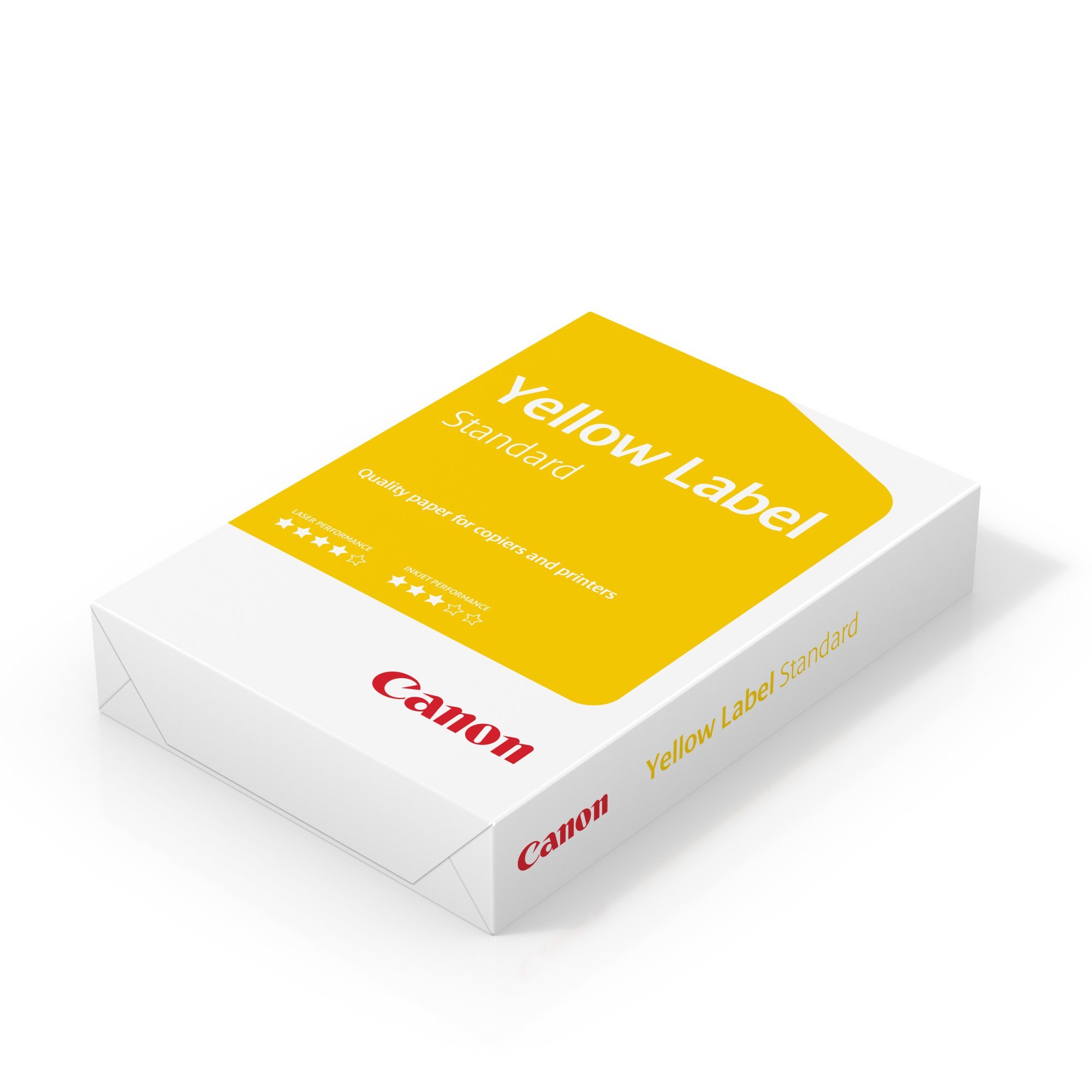 Canon Yellow Label Standard Quality Multi-Purpose Paper for Copiers and Printers, EU Environmental Seal A4 80 g/m² 500 Sheets All Printers White CIE 150 (Optimised Protective Box)