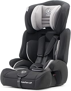 Kinderkraft Kinderautositz COMFORT UP, Autokindersitz, Autositz, Kindersitz, Gruppe 1/2/3 9-36kg, 3-Punkt-Sicherheitsgurt, Einstellbare Kopfstütze, ECE R44/04, Schwarz