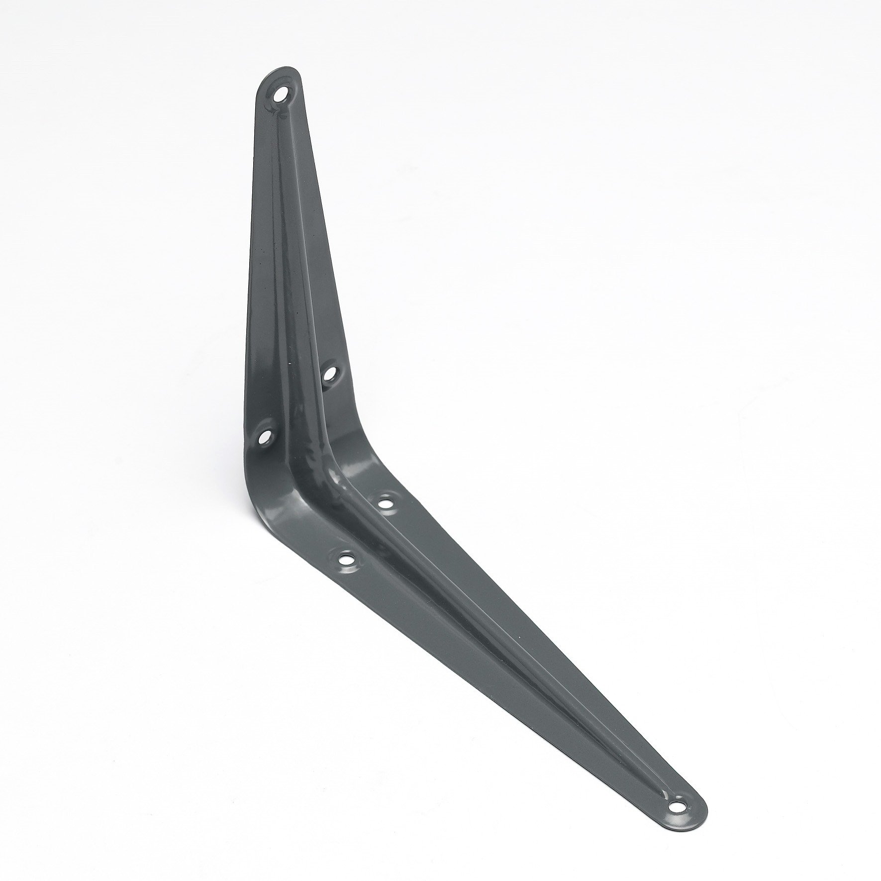 Merriway BH05801 (20 Pcs) London Style Shelf Brackets, Grey 200 x 150 mm (8 x 6 inches), Load 20 kilogram - Pack of 20 Pieces