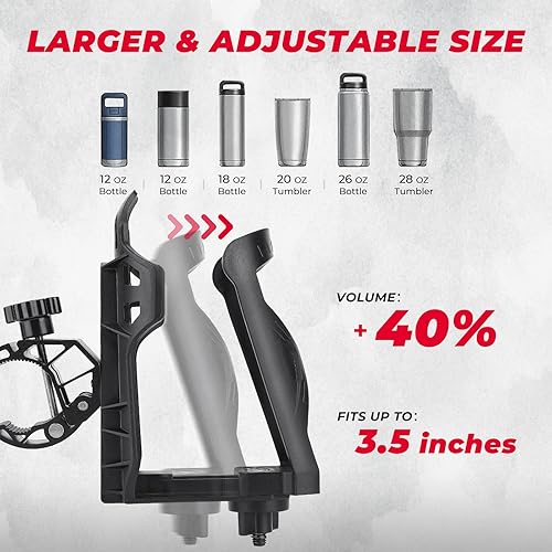 KEMIMOTO ATV Cup Holder, Upgraded Motorcycle Drink Holder