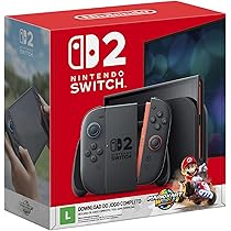Nintendo Switch 2 Controles Joy-Con 2 Azul Claro e Vermelho Claro