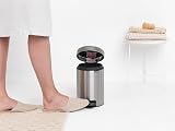 Brabantia newIcon Pedal Bin 3 L Matt Steel Fingerprint Proof view 4
