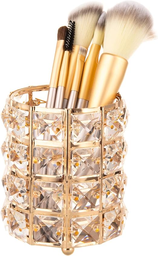 Amazon Com Feyarl Crystal Makeup Brush Holder Makeup Brush
