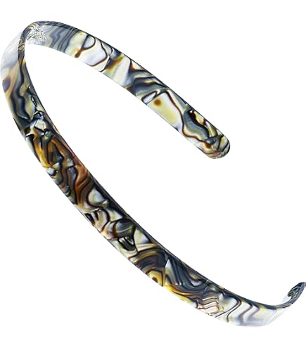 Women Headband Handmade Onyx No Slip Grip Flexible Hair Accessory Camila Paris CP2005 French Headband for Women, Handmade Onyx  main image 4
