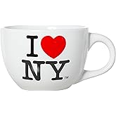 Artisan Owl Officially Licensed I Love New York Jumbo Extra Large 20oz Ceramic Latte Mug/Soup Mug (White)