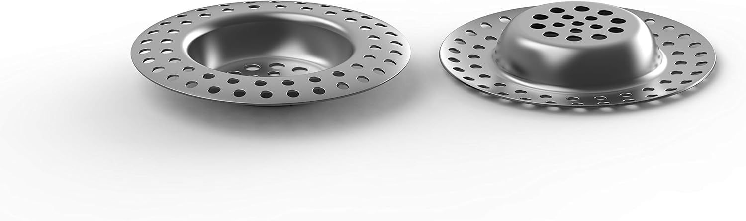 Kitchen Helpis® Sink Plug Strainer 4-pieces Set, 14g Sink Strainer, 4pcs. metal, sink plug, stainless steel strainer - Image 4