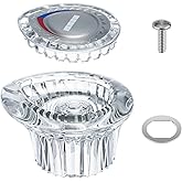 Enhon Shower Handle Replacement Compatible with Moen 96797 Chateau Tub and Showers Faucet, Shower Knob Replacement Kit Compat