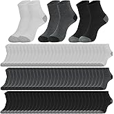 Sophproton 150 Pairs Mens Quarter Socks Bulk Pack Athletic Sports Colormatching Casual Quarter Ankle Socks for Men Women Unisex