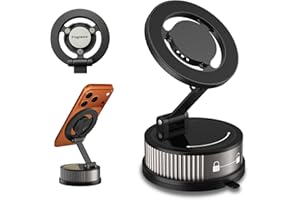 2-in-1 Magnetic Car Phone Holder with Fragrance Diffuser [95LBS Strongest Suction] 360° Rotatable Universal Mobile Mount for 