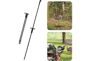 Archerest 2 Pcs Turkey Decoy Hunting Stakes, Portable Replacement Pole for Outdoor Hunting Accessories, Lightweight Turkey De