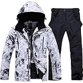 Men's Ski Suit Waterproof Snow Suits Two Piece Snowboard Jacket and Pants Set Outdoor Windproof Winter Warm Snowsuits