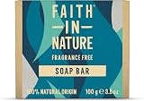 Faith In Nature Natural Fragrance Free Hand Soap Bar 100g Sensitive Vegan