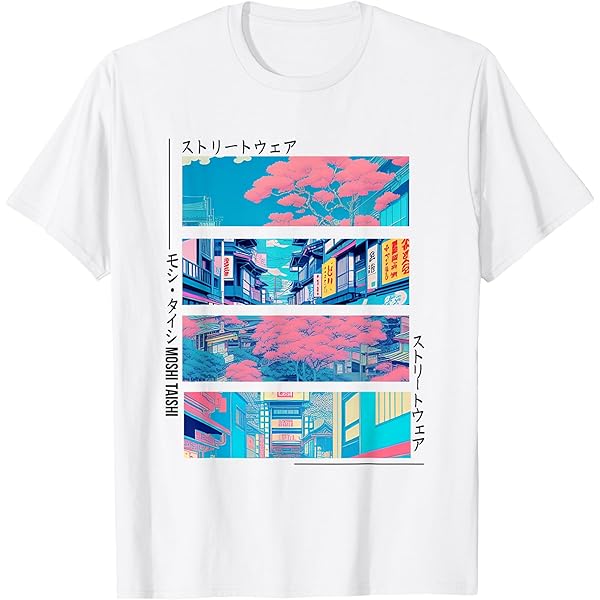 T-shirt Unisexe 90's Lofi Tokyo – Style Streetwear Japonais, Coton Lourd G5000