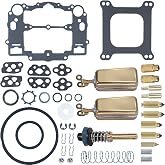 1406 Carburetor Rebuild Kit Compatible Edelbrock 4-Barrel 500-650 CFM | Fits Edelbrock Performer 1400 1403 1404 1405 1406 4-Barrel Carburetors. Includes complete gaskets, Float,needles and seats